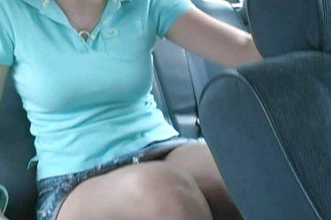 Backseat Blowjob From Sweet Teen With Her Tits Out
